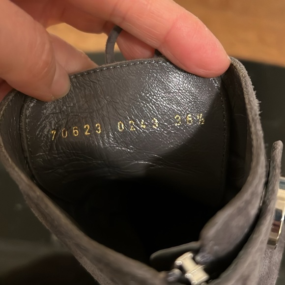 Gianvito Rossi Gray Ankle Boots - Picture 7 of 9